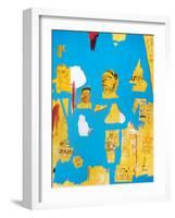 Plastic Sax-Jean-Michel Basquiat-Framed Giclee Print