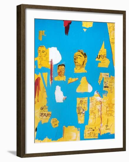 Plastic Sax-Jean-Michel Basquiat-Framed Giclee Print