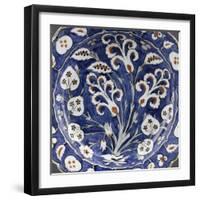 Plat au bouquet de jacinthes-null-Framed Giclee Print