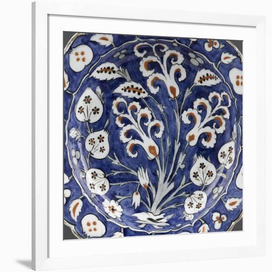 Plat au bouquet de jacinthes-null-Framed Giclee Print