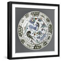 Plat au renard bleu-null-Framed Giclee Print