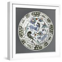 Plat au renard bleu-null-Framed Giclee Print