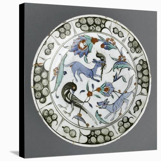 Plat au renard bleu-null-Stretched Canvas