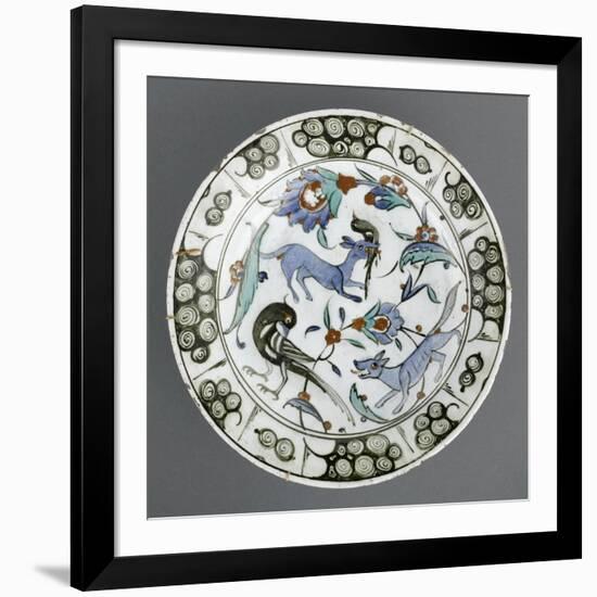 Plat au renard bleu-null-Framed Giclee Print