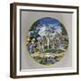 Plat "L'accouchement de Myrrha"-null-Framed Giclee Print