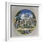 Plat "L'accouchement de Myrrha"-null-Framed Giclee Print