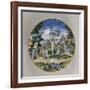 Plat "L'accouchement de Myrrha"-null-Framed Giclee Print