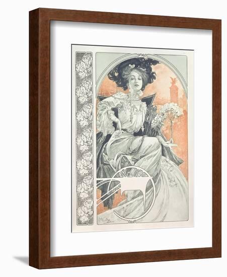 Plate 1 from 'Documents Decoratifs', 1902-Alphonse Mucha-Framed Giclee Print