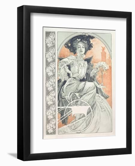 Plate 1 from 'Documents Decoratifs', 1902-Alphonse Mucha-Framed Giclee Print