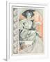 Plate 1 from 'Documents Decoratifs', 1902-Alphonse Mucha-Framed Giclee Print