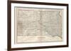 Plate 100. Map of South Dakota. United States-Encyclopaedia Britannica-Framed Art Print