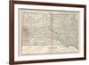 Plate 100. Map of South Dakota. United States-Encyclopaedia Britannica-Framed Premium Giclee Print