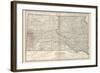 Plate 100. Map of South Dakota. United States-Encyclopaedia Britannica-Framed Art Print