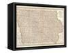 Plate 101. Map of Iowa. United States-Encyclopaedia Britannica-Framed Stretched Canvas