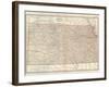 Plate 105. Map of Kansas. United States-Encyclopaedia Britannica-Framed Art Print