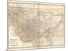 Plate 107. Map of Montana. United States-Encyclopaedia Britannica-Mounted Art Print