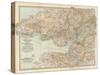 Plate 11. Map of England and Wales-Encyclopaedia Britannica-Stretched Canvas