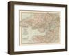 Plate 11. Map of England and Wales-Encyclopaedia Britannica-Framed Art Print