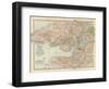 Plate 11. Map of England and Wales-Encyclopaedia Britannica-Framed Art Print