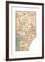 Plate 113. Inset Map of Carson City-Encyclopaedia Britannica-Framed Giclee Print