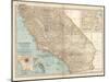 Plate 115. Map of California-Encyclopaedia Britannica-Mounted Art Print