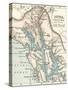 Plate 116. Inset Map of Sitka-Encyclopaedia Britannica-Stretched Canvas