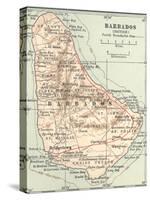 Plate 118. Inset Map of Barbados (British)-Encyclopaedia Britannica-Stretched Canvas