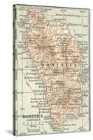 Plate 118. Inset Map of Dominica (British)-Encyclopaedia Britannica-Stretched Canvas