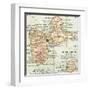 Plate 118. Inset Map of Guadeloupe (French)-Encyclopaedia Britannica-Framed Art Print