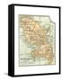 Plate 118. Inset Map of Martinique (French)-Encyclopaedia Britannica-Framed Stretched Canvas