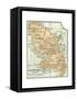 Plate 118. Inset Map of Martinique (French)-Encyclopaedia Britannica-Framed Stretched Canvas