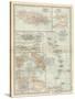 Plate 118. Map of Jamaica and the Lesser Antilles-Encyclopaedia Britannica-Stretched Canvas