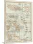Plate 118. Map of Jamaica and the Lesser Antilles-Encyclopaedia Britannica-Mounted Art Print