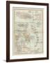 Plate 118. Map of Jamaica and the Lesser Antilles-Encyclopaedia Britannica-Framed Art Print