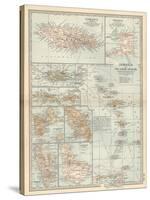 Plate 118. Map of Jamaica and the Lesser Antilles-Encyclopaedia Britannica-Stretched Canvas