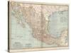 Plate 119. Map of Mexico, 1902. Atlas, Maps-Encyclopaedia Britannica-Stretched Canvas