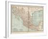 Plate 119. Map of Mexico, 1902. Atlas, Maps-Encyclopaedia Britannica-Framed Art Print