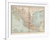 Plate 119. Map of Mexico, 1902. Atlas, Maps-Encyclopaedia Britannica-Framed Art Print