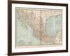 Plate 119. Map of Mexico, 1902. Atlas, Maps-Encyclopaedia Britannica-Framed Art Print