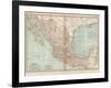 Plate 119. Map of Mexico, 1902. Atlas, Maps-Encyclopaedia Britannica-Framed Art Print