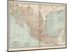 Plate 119. Map of Mexico, 1902. Atlas, Maps-Encyclopaedia Britannica-Mounted Art Print