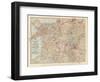 Plate 12. Map of England and Wales-Encyclopaedia Britannica-Framed Art Print