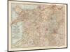 Plate 12. Map of England and Wales-Encyclopaedia Britannica-Mounted Art Print