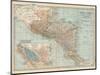 Plate 120. Map of Central America. Guatemala-Encyclopaedia Britannica-Mounted Art Print