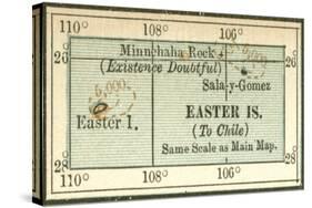 Plate 121. Inset Map of Easter Islands-Encyclopaedia Britannica-Stretched Canvas