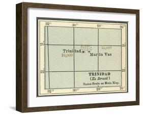 Plate 121. Inset Map of Trinidad and Martin Vas-Encyclopaedia Britannica-Framed Art Print