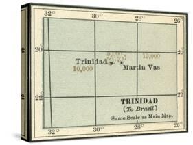 Plate 121. Inset Map of Trinidad and Martin Vas-Encyclopaedia Britannica-Stretched Canvas