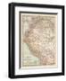 Plate 122. Map of South America-Encyclopaedia Britannica-Framed Art Print