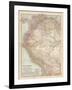 Plate 122. Map of South America-Encyclopaedia Britannica-Framed Art Print