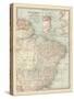 Plate 123. Map of South America-Encyclopaedia Britannica-Stretched Canvas